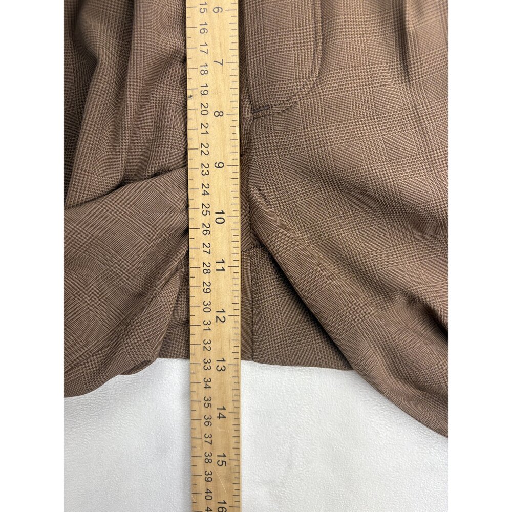 Athleta Paperbag Belted Pleated Trousers Size 0 Brown - Picture 11 of 13